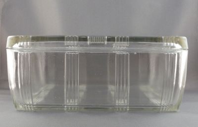 Hazel Atlas Criss-Cross refrigerator dish
1930s, large, square
Keywords: american;sold;kitchenware