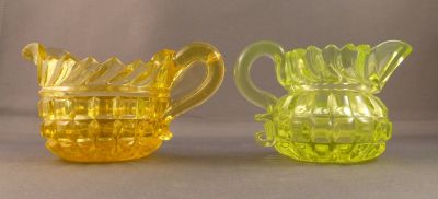 Molineaux Webb ccreamer/milk jugs A and B
The gadroons and the oblongs are basically the same
