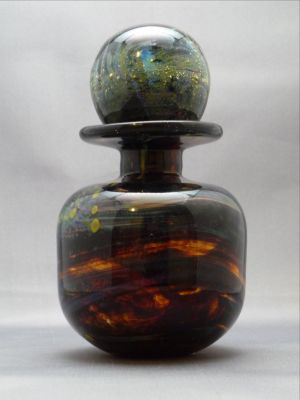 Mdina tortoiseshell inkbottle, round
Marked
Keywords: bottle;maltese