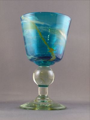 Mdina goblet
Sharp pontil mark
Keywords: barware;maltese