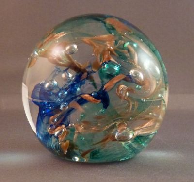 Teign Valley Glass blue, green and adventurine
Keywords: british