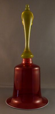 Uranium and cranberry bell
Large (no clapper)
Keywords: british;blown