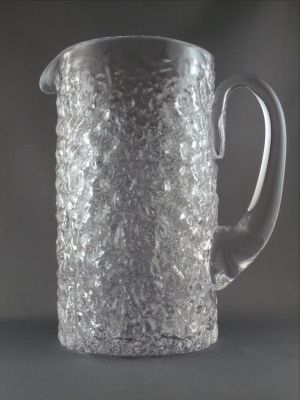 Whitefriars Glacier jug M33
2pt. Lead crystal
Keywords: blown;barware;sold