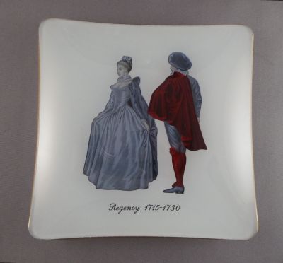 Chance Fashion Through the Ages, Regency
1959 series ware. Half tone
Keywords: british;enamelgilt;sold