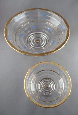 Chance Spiderweb bowl D31, D94
Large and small bowl top
Keywords: pressed;enamelgilt;table;sold;dessert