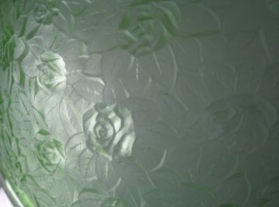 Schweig, Müller & Co. bowl for cherub base
Detail of roses
Keywords: centrepiece;german;pressed