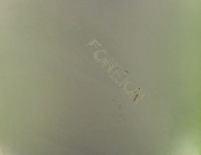 Cut-glass clock mount
Foreign mark
Keywords: cut;pressed;odd;mark;czech