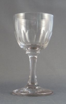 Cut sherry glass B
Late 18th/early 20th century
Keywords: cut;sold;barware