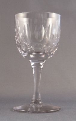 Cut sherry glass A
Late 18th/early 20th century
Keywords: cut;sold;barware