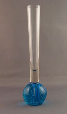 Czech controlled bubble bud vase, lobed B
Keywords: sold;vase;czech