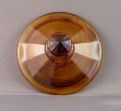 Davidson dressing table pot lid amber cloud
3-in 238/4
Keywords: bathbed;pressed;sold