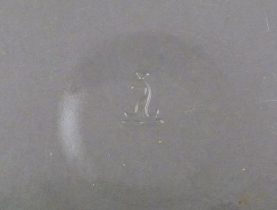 Sowerby peacock mark
On Sowerby Iris vase
Keywords: british;pressed;mark