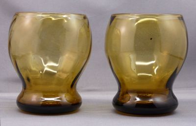 Dark amber optic rib tumblers
The odd seed
Keywords: sold;barware;british