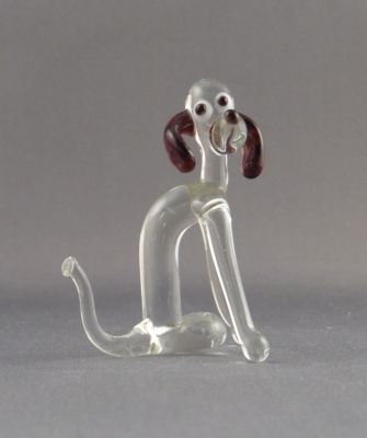 Lampwork dog, sitting
Keywords: figure