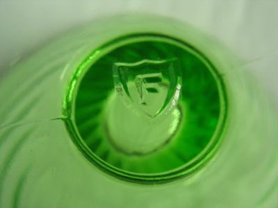 Federal Glass Spiral sherbert
Federal mark on sherbert
Keywords: american;sold;pressed;table;mark;dessert