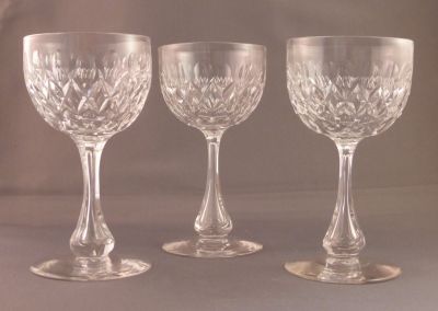 Air stem cut wine glass
Small white wine glasses
Keywords: sold;cut;barware