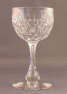 Air stem wine glass
Polished pontil mark
Keywords: sold;cut;barware