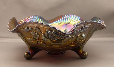 Imperial Lustre Rose
8-in footed salad bowl c 1912
Keywords: american;table;carnival