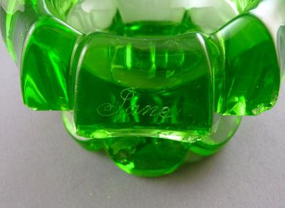 Edward Moore? glass salt B
Engraved Jane
Keywords: pressed;table;engraved