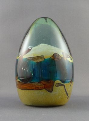 Mdina Tiger paperweight
Very large egg. Unmarked
Keywords: maltese;sold