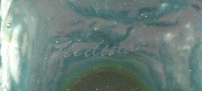 Mdina textured vase, small
Polished pontil mark. Signed by Michael Harris
Keywords: mark;vase;maltese