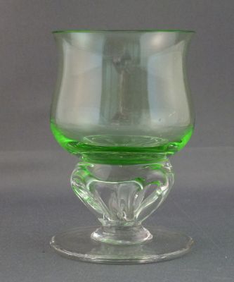 Multi-stem sherry glass
Four-part stem with internal space. Ground rim
Keywords: sold;barware