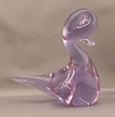 Neodymium glass duck
Proably Murano
Keywords: murano;figure