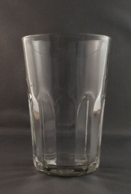 Panel-moulded water glass
4.5 x 3 in. British? Victorian?
Keywords: british;pressed;sold