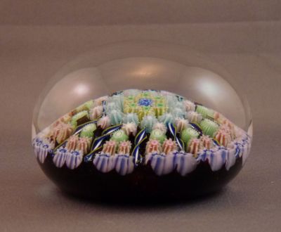 Perthshire PP1 1:1:2:2 10 spoke millefiori
275-3-in diameter
Keywords: british