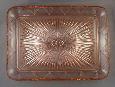 Walther dressing table set 4940- 
Tray 11 x 8.5 in.
Keywords: bathbed;german;sold