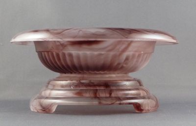 Davidson 1910MD bowl with No. 1 plinth in purple cloud
Should have a flower block
Keywords: pressed;vase;sold