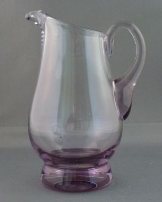 Romanian purple creamer/milk jug
Polished pontil mark
Keywords: blown;sold