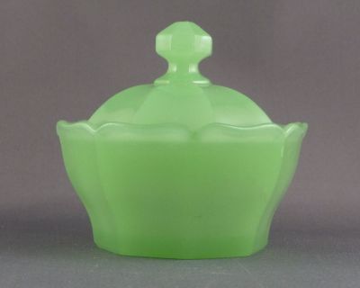Reich Viktoria, jade
Small powder bowl
Keywords: czech;pressed;bathbed