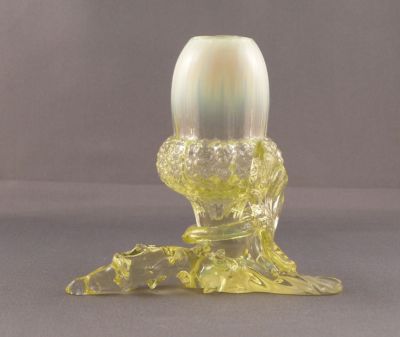 Richardson flower holder
Flower design very similar to Rd No 317448, 1898. Missing a foot
Keywords: blown;british;vase