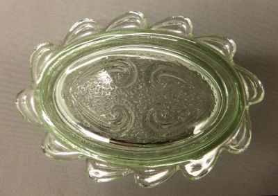 Bagley Rutland dressing table ring tray
3078 
Keywords: bathbed;pressed;british;sold