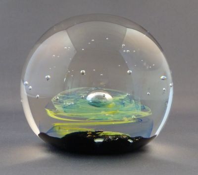 Selkirk "swirl" paperweight
1989. Marked and labelled
Keywords: british