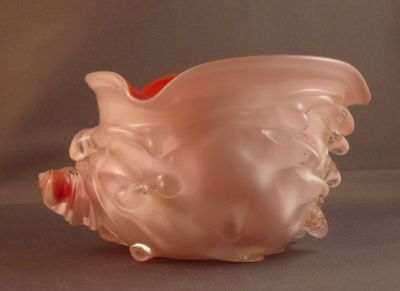 Malta Decorative Glass conch shell ashtray
Outer clear over white over orange
Keywords: ash;sold;maltese
