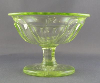 Sowerby 2416 sundae dish
Uranium. Unfrosted
Keywords: british;pressed;table;sold