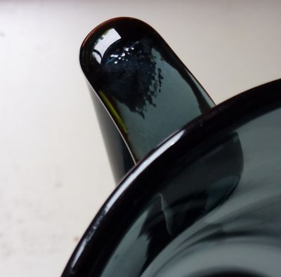 Steel blue water jug
Thumb grip
Keywords: blown;german;sold