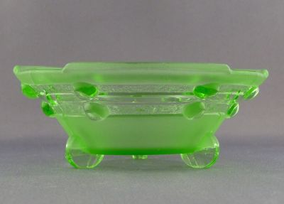 Stölzle small dessert bowl
No. 19416. Heřmanova huť. Part frosted
Keywords: czech;pressed;table