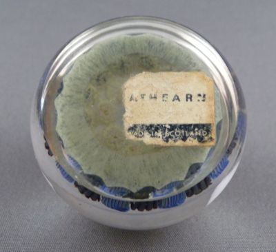 Strathearn P9 A
Ground and polished base and label
Keywords: british;mark