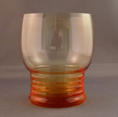 Stuart Stratford tumbler 
21696 series. Marked =S= the mark for the Stonier & Co. Ltd of Liverpool department store (thanks Bernard)
Keywords: blown;barware;sold