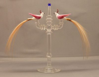 William (Bill) Swingewood? birds of paradise
6.5 in. tall 1930s ish. Made in Stourbridge
Keywords: british;figure