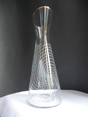 Chance Swirl Giraffe carafe
One of two types of carafe
Keywords: sold;barware;blown;enamelgilt