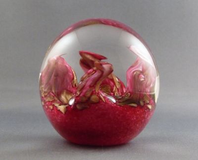 Teign Valley Glass aventurine and pink
Keywords: british