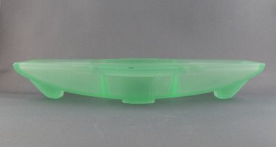 Bagley? three section serving dish 
Note the deco feet http://lustrousstone.co.uk/cpg/displayimage.php?pid=112
Keywords: pressed;british;table