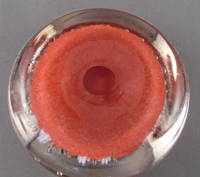 Vasart red ground
Base, ground pontil mark
Keywords: british