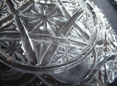 Val St Lambert Lucrèce plate
Moulded base rim. Belgian
Keywords: sold;table;frenchdutchbelg