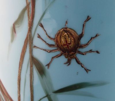 Bohemian enamelled vase, blue
Spider 1
Keywords: enamelgilt;vase;czech
